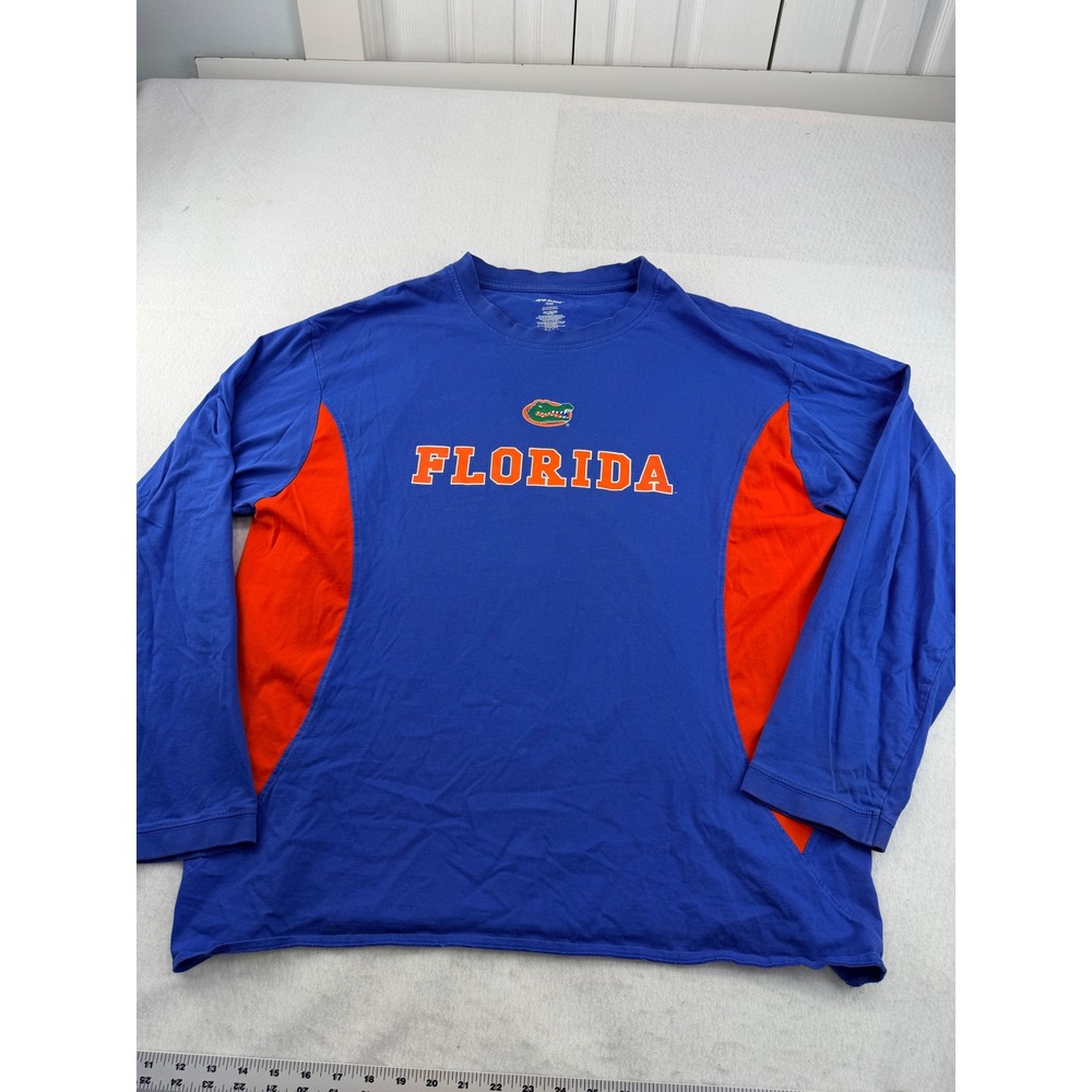 Florida Gators Pro Edge Men's 2XL Long Sleeve Shirt Blue Orange NCAA